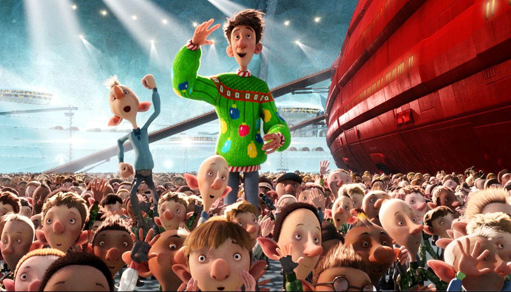 Arthur (voiced by James McAvoy) in a scene from the movie Arthur Christmas. Supplied by Sony Pictures. Arthur (voiced by James McAvoy) in a scene from the movie Arthur Christmas. Supplied by Sony Pictures.